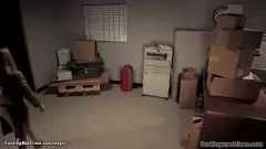 Play Blonde Hairy Babe Enjoys Intense Machine Fucking in Warehouse