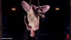 Play BDSM Fantasy: Rough Bondage Suspension with Casey Calvert and Her Dildo